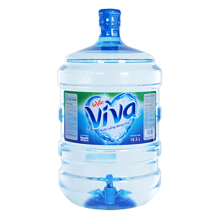 Nước tinh khiết ViVa 18,5L (Vòi)